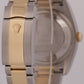 MINT Rolex DateJust 36mm CHAMPAGNE DIAMOND 18K Gold Fluted OYSTER 116233 Watch
