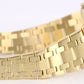 Audemars Piguet Royal Oak Quartz 18k Gold Gray Petite Tapisserie 30mm 56173BA