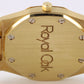 Audemars Piguet Royal Oak Quartz 18k Gold Gray Petite Tapisserie 30mm 56173BA