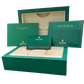 2022 PAPERS Rolex DateJust 41 MINT GREEN Stainless Steel 41mm 126300 Watch BOX