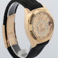 Rolex Sky-Dweller CHAMPAGNE Arabic 18K Yellow Gold 42mm Rubber 326138 Watch
