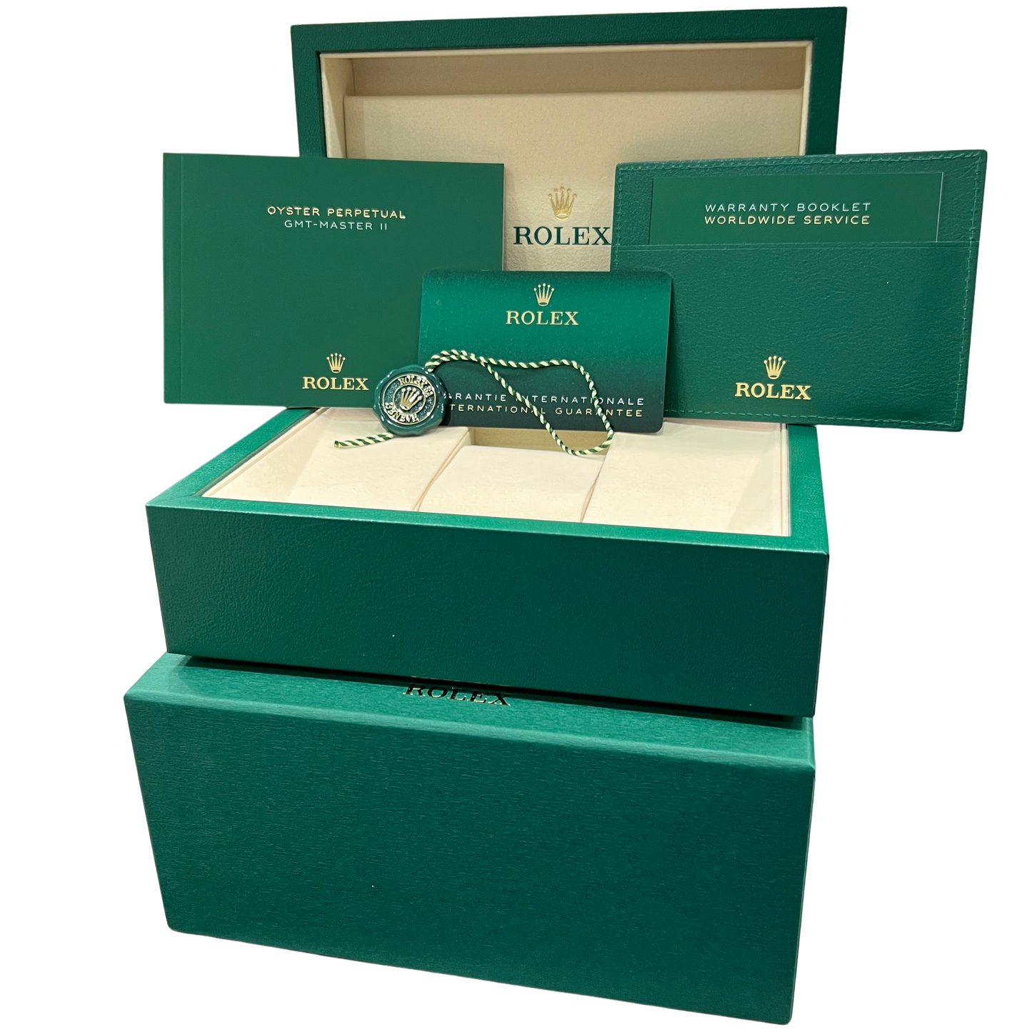 NEW 2026 PAPERS Rolex GMT-Master II BRUCE WAYNE Steel 40mm 126710 GRNR Watch BOX