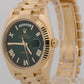 2024 PAPERS Rolex Day-Date President 18K Gold GREEN OMBRE 40mm 228238 BOX