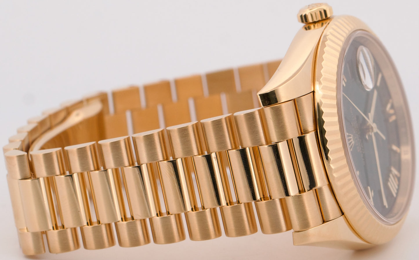 2024 PAPERS Rolex Day-Date President 18K Gold GREEN OMBRE 40mm 228238 BOX
