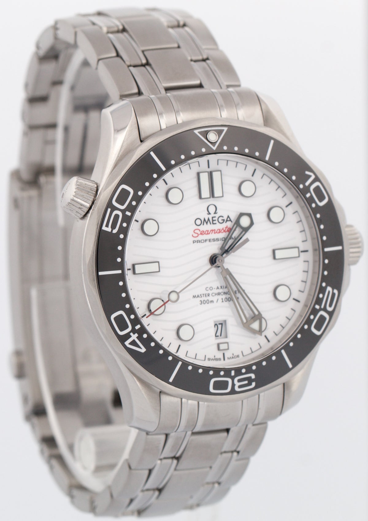 Omega Seamaster Diver 300M  210.30.42.20.04.001 Ceramic 42mm White Wave Steel
