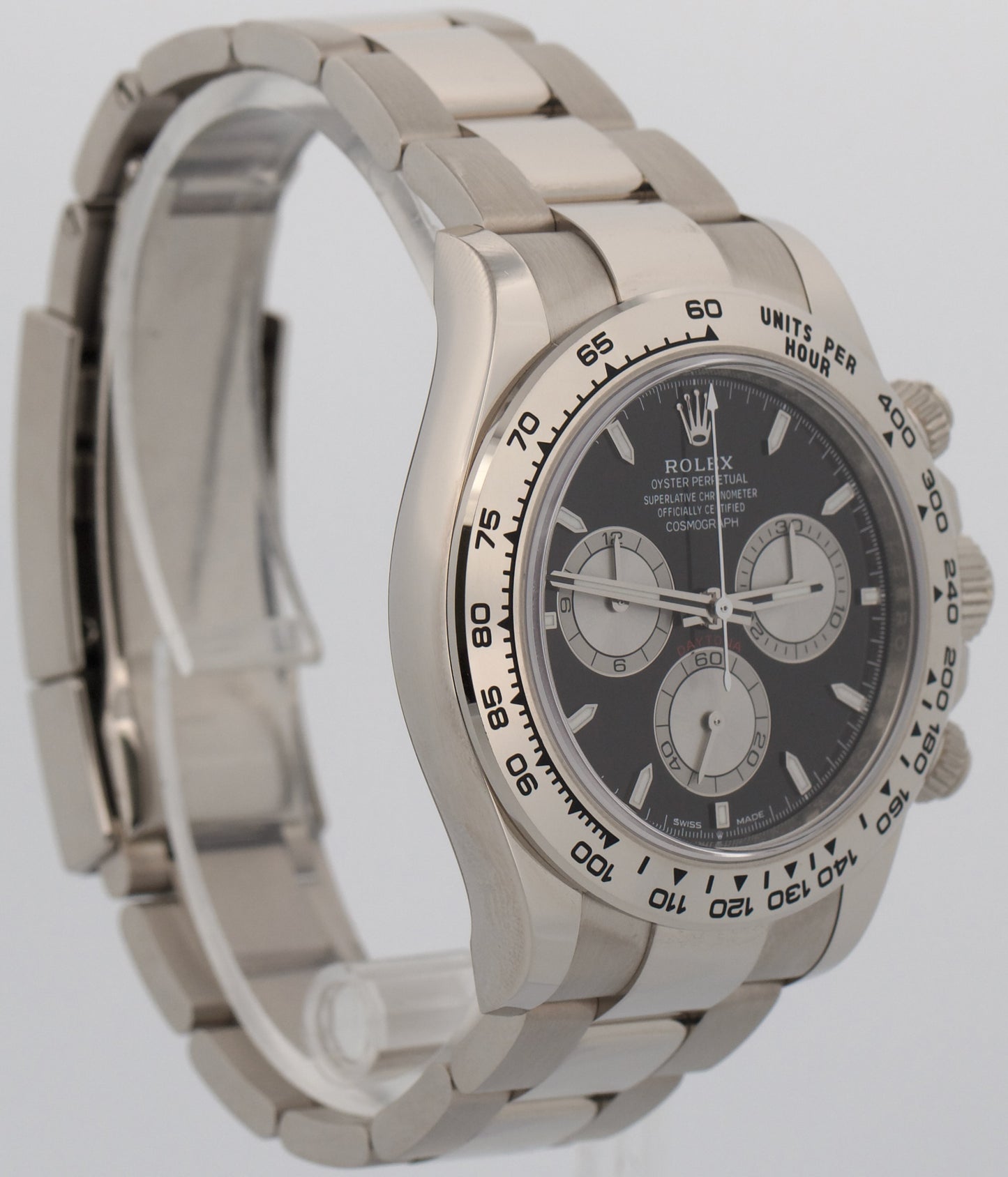 UNPOLISHED 2024 PAPERS Rolex Daytona Cosmograph BLACK 18K Gold 40mm 126509 BOX