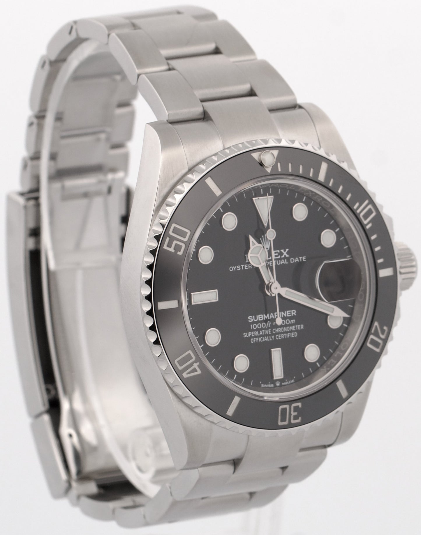 2021 PAPERS Rolex Submariner Date 41mm BLACK Stainless Ceramic 126610 LN BOX