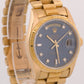 1991 Rolex Day-Date President 36mm BLUE DIAMOND 18K Yellow Gold BARK Watch 18248