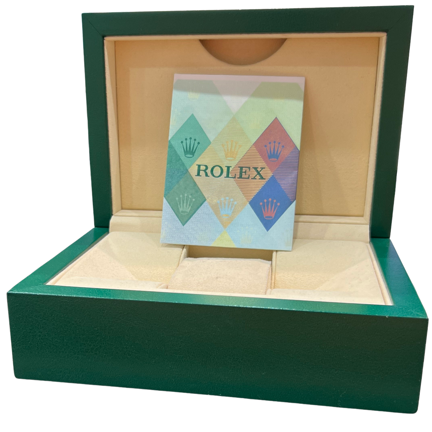 2005 PAPERS Rolex Submariner Date BLUE NO-HOLES Two-Tone Gold 40mm 16613 LB BOX
