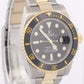 2019 RSC PAPERS Rolex Submariner Ceramic BLACK 40mm 116613 LN 18K Steel BOX