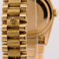 1991 Rolex Day-Date President 36mm BLUE DIAMOND 18K Yellow Gold BARK Watch 18248