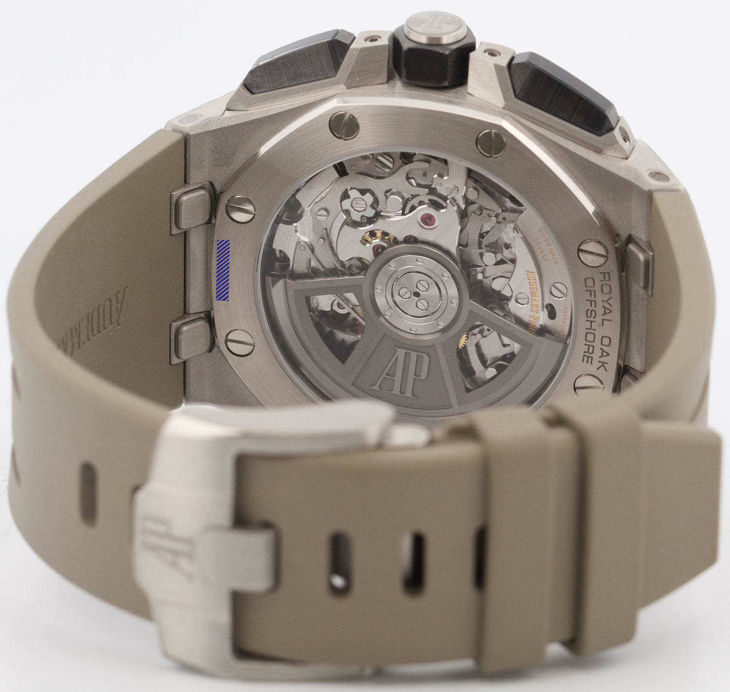 2025 SERVICE PAPERS Audemars Piguet Royal Oak Offshore TAUPE 43mm 26420SO BOX