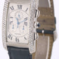 Cartier Tank Americaine 18k Gold DIAMOND Ivory Roman 26mmX45mm Quartz 2312 Watch