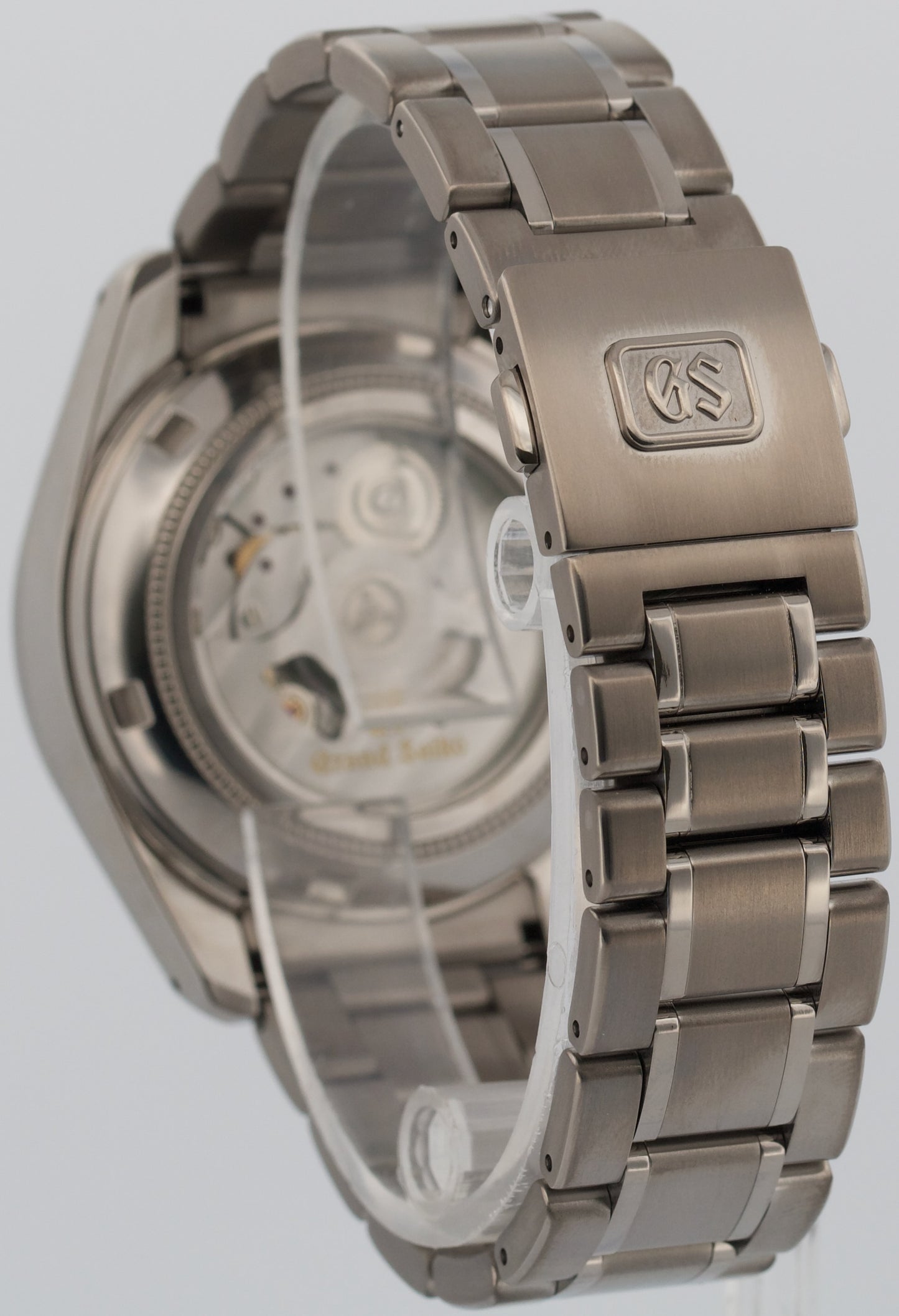 2019 PAPERS Grand Seiko Heritage Hi-Beat TITANIUM Black Orange SBGJ213 40mm BOX