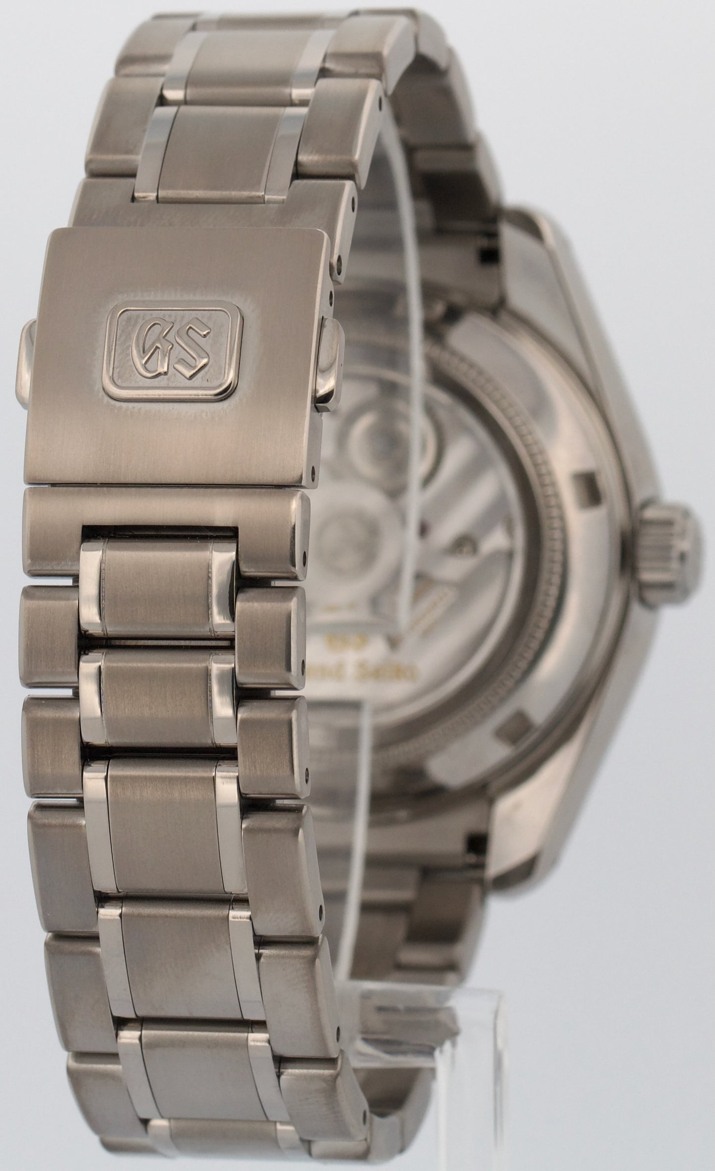 2019 PAPERS Grand Seiko Heritage Hi-Beat TITANIUM Black Orange SBGJ213 40mm BOX