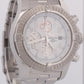 MINT PAPERS Breitling Super Avenger Chronograph 48mm Steel Watch A13370 BOX