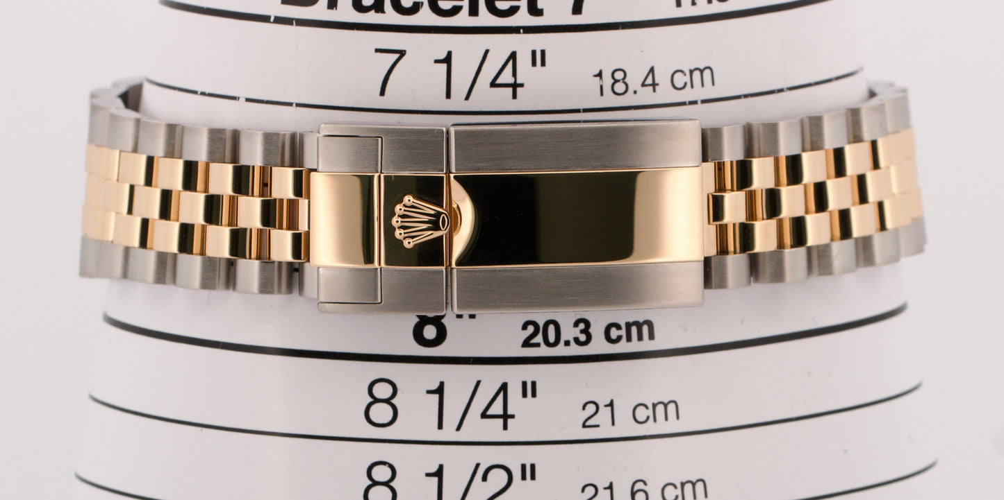 2025 PAPERS Rolex GMT-Master II Two-Tone 18K Gold 40mm JUBILEE 126713 GRNR BOX