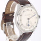 IWC Conversion Pocketwatch Stainless Steel Silver 47.5mm Brown Leather Watch