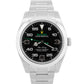 2017 PAPERS Rolex Air-King BLACK Stainless Steel 40mm 116900 Oyster Watch BOX