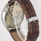 IWC Conversion Pocketwatch Stainless Steel Silver 47.5mm Brown Leather Watch