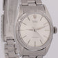 VINTAGE 1950's Rolex Oyster Precision SILVER 34mm Steel Oyster Manual 6423 Watch