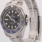 2023 PAPERS Rolex GMT-Master II BATMAN Blue Black OYSTER 40mm 126710 BLNR BOX