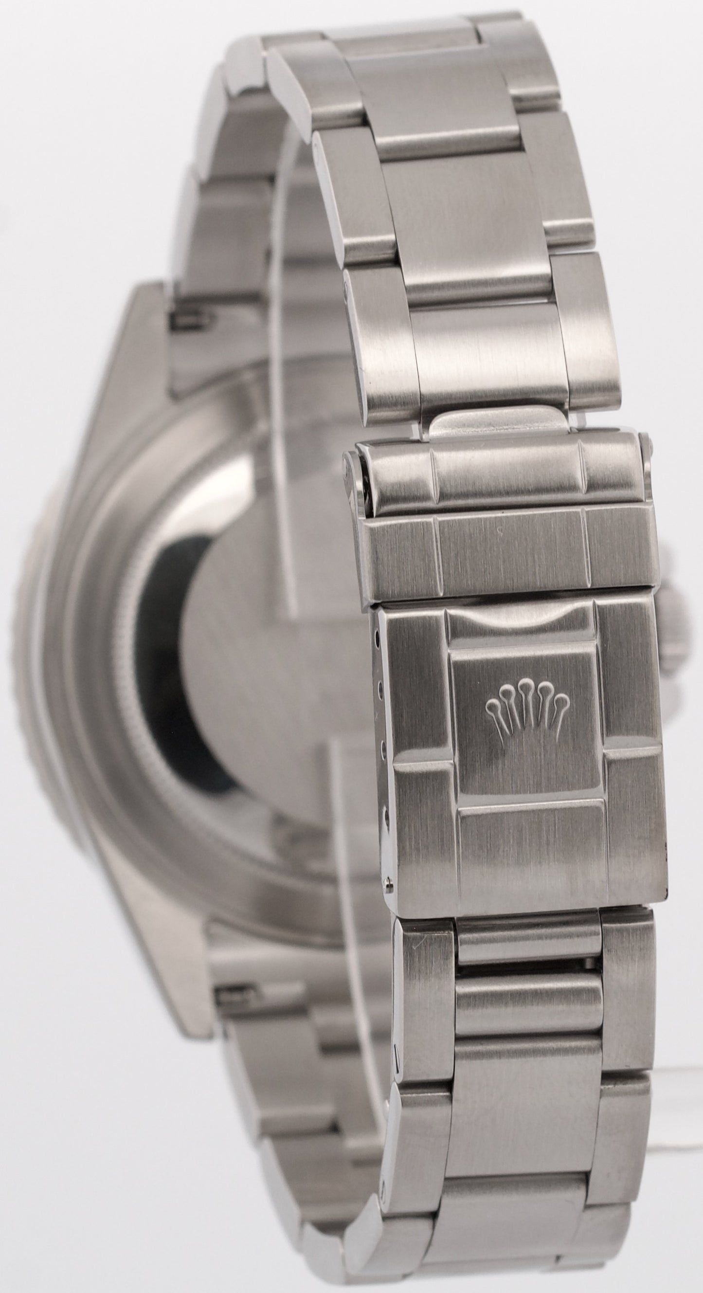 2005 PAPERS Rolex GMT-Master II BLACK No-Holes Steel OYSTER 16710 N Watch BOX