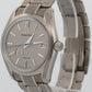 2021 PAPERS Grand Seiko Heritage GREY SILVER Titanium TAISETSU 40mm SBGA415 BOX