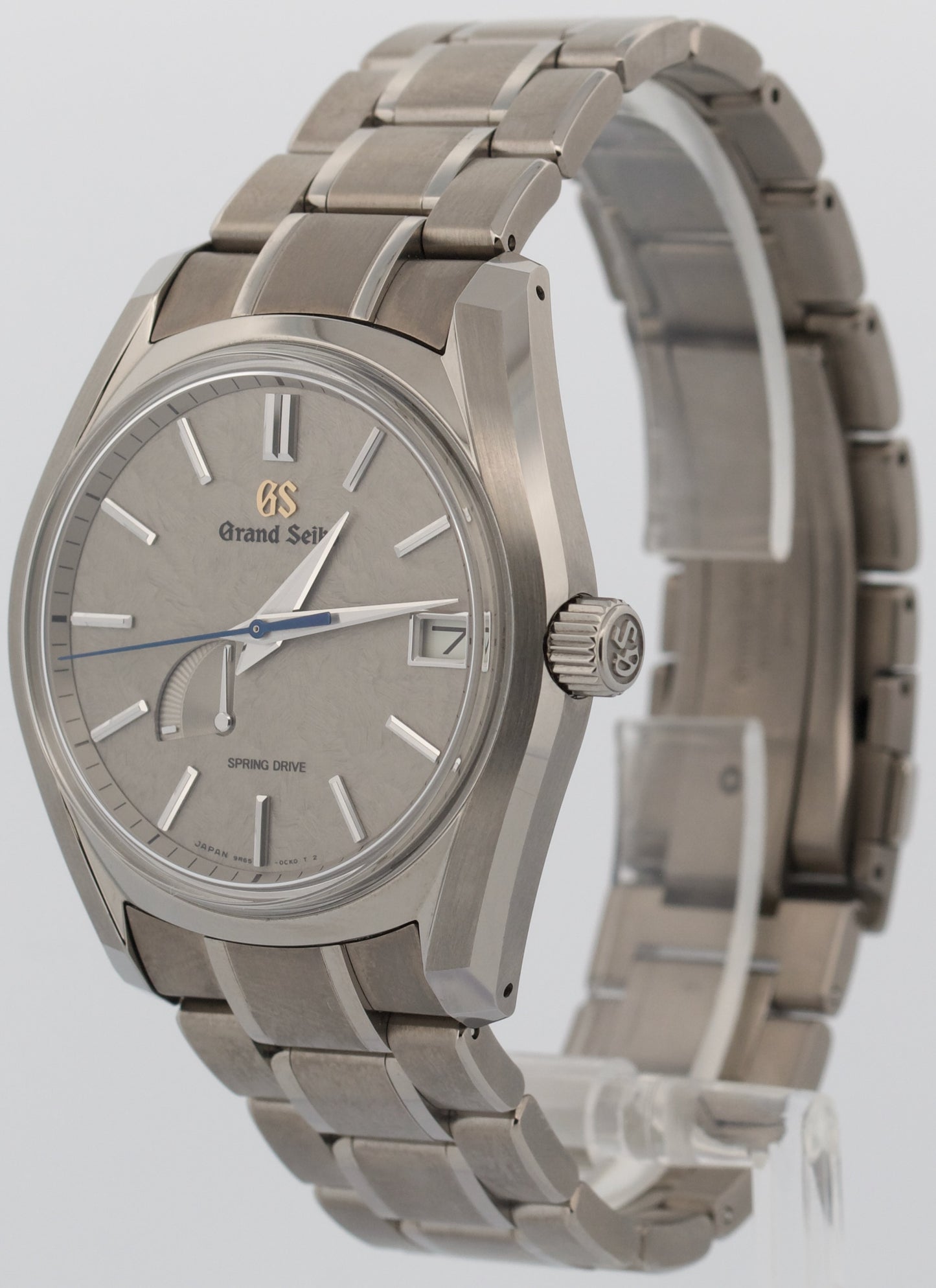 2021 PAPERS Grand Seiko Heritage GREY SILVER Titanium TAISETSU 40mm SBGA415 BOX
