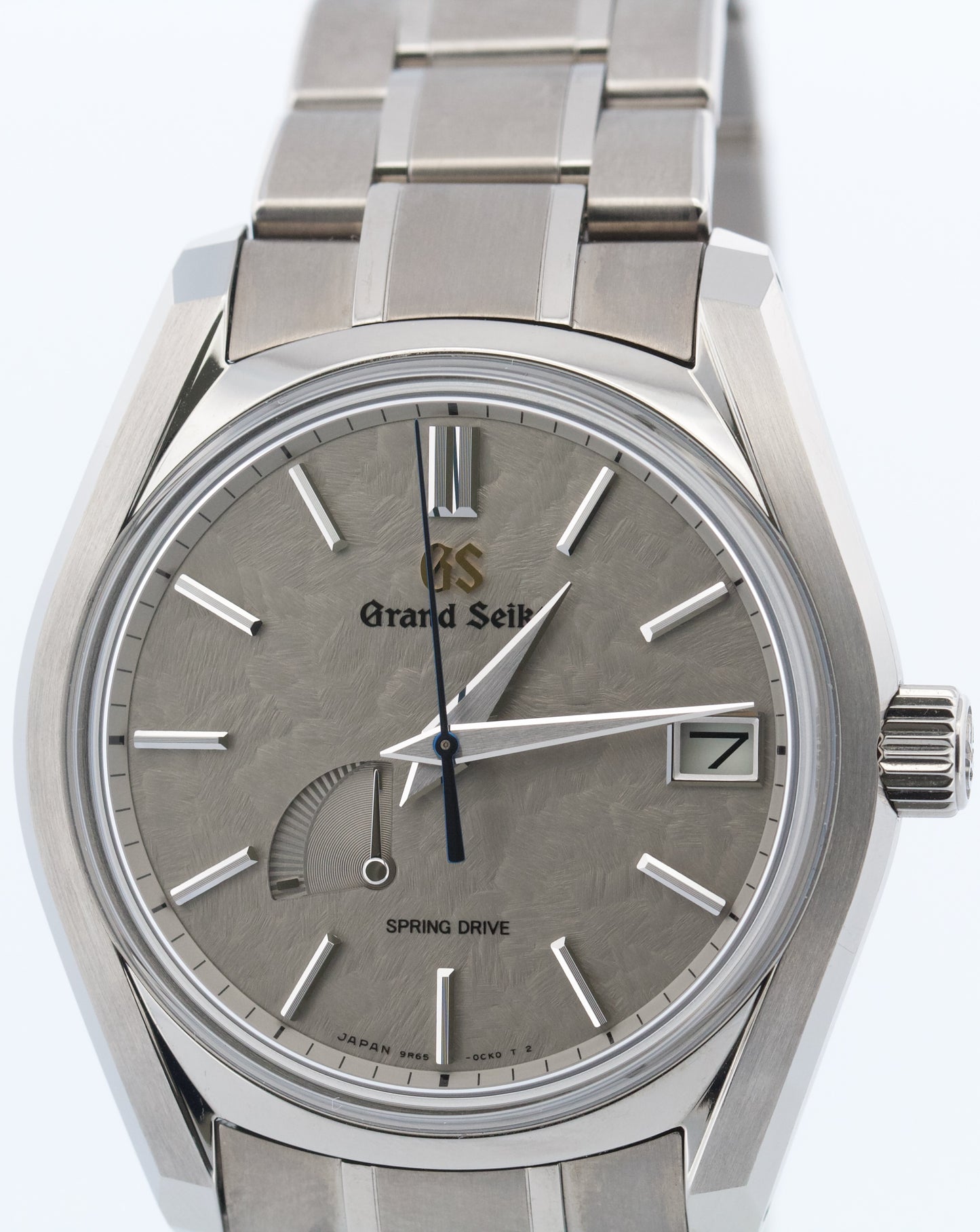 2021 PAPERS Grand Seiko Heritage GREY SILVER Titanium TAISETSU 40mm SBGA415 BOX