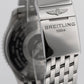 2018 PAPERS Breitling Navitimer BLUE Stainless Steel 46mm A24322 Watch BOX