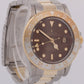 Rolex GMT-Master 40mm FADED ROOT BEER Brown Steel 18K Yellow Gold OYSTER  16753