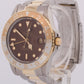 Rolex GMT-Master 40mm FADED ROOT BEER Brown Steel 18K Yellow Gold OYSTER  16753