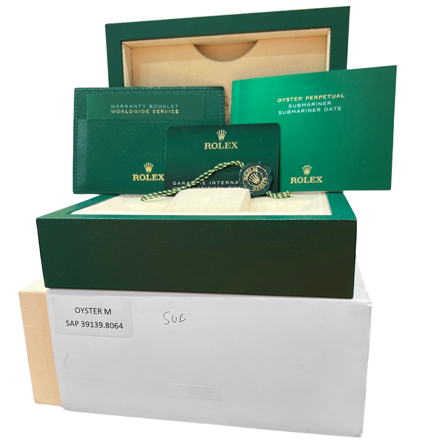 2024 PAPERS Rolex Submariner Date KERMIT GREEN Steel 41mm 126610 LV Watch BOX