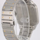 Cartier Santos Two-Tone 18k Yellow Gold Steel White Roman 39.8mm 4072 Watch