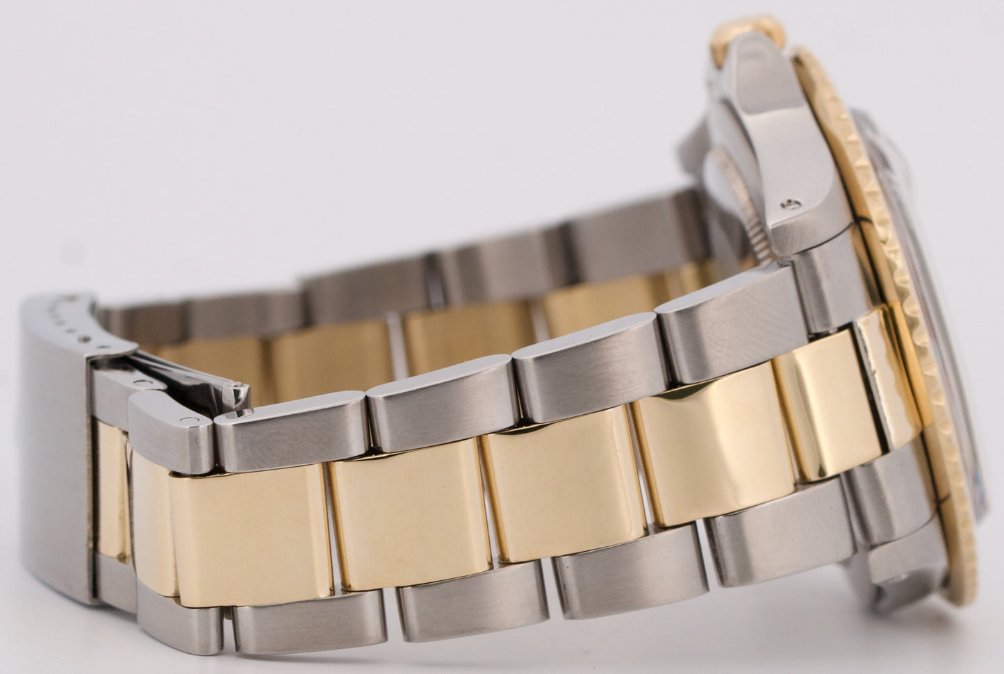 Rolex GMT-Master 40mm FADED ROOT BEER Brown Steel 18K Yellow Gold OYSTER  16753