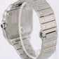 Cartier Santos Two-Tone 18k Yellow Gold Steel White Roman 39.8mm 4072 Watch