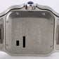 Cartier Santos Two-Tone 18k Yellow Gold Steel White Roman 39.8mm 4072 Watch