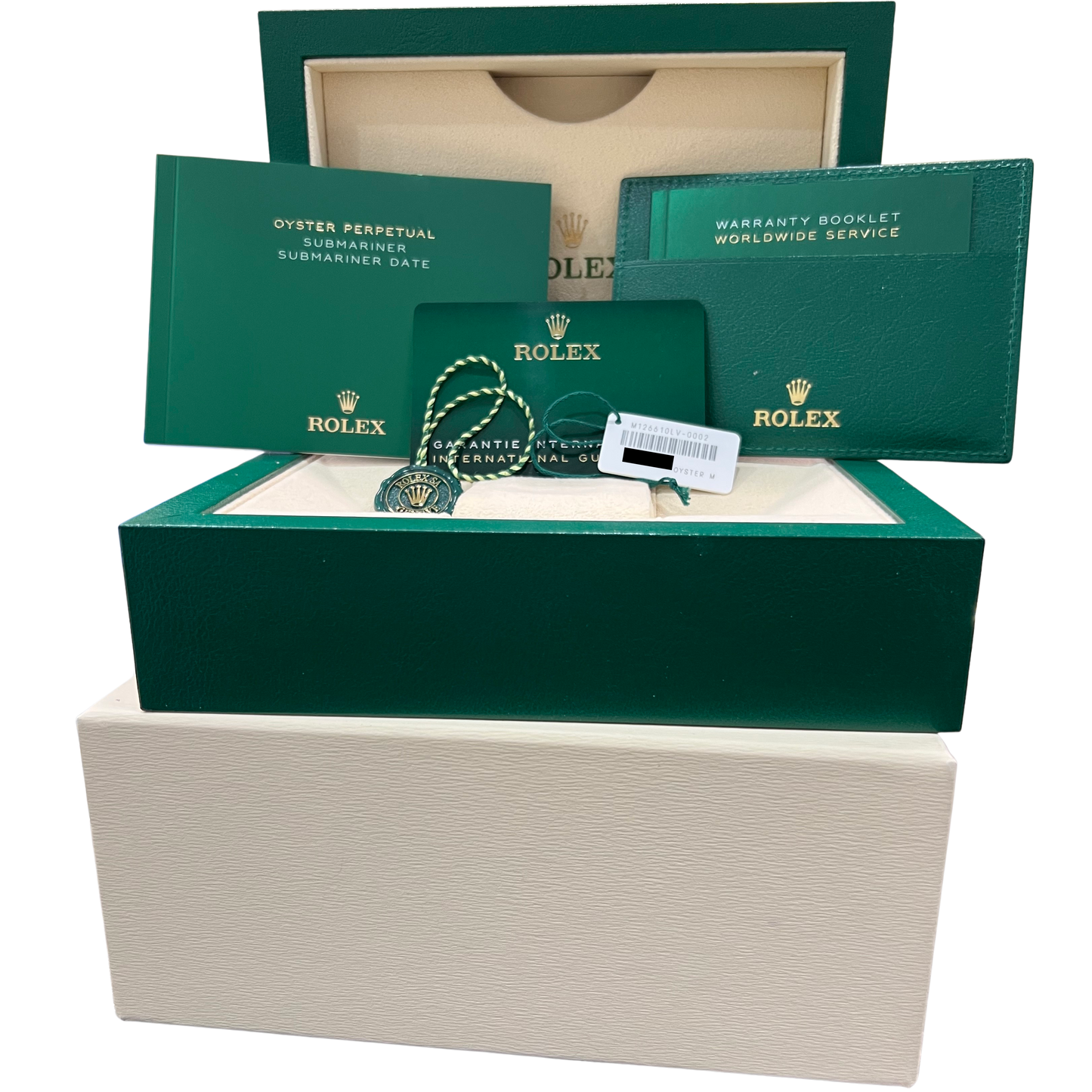 2022 PAPERS Rolex Submariner Date KERMIT Steel 41mm 126610 LV Watch BOX