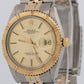 VINTAGE Rolex DateJust 36mm CHAMPAGNE Turn-O-Graph JUBILEE Steel 18K Gold 1625