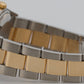 Rolex Oyster Perpetual Date 34mm CHAMPAGNE 18K Steel Engine-Turned Oyster 15233