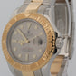 Rolex Yacht-Master 40mm SLATE Gray Two-Tone 18K Yellow Gold Steel 16623 Watch
