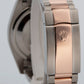 Rolex DateJust BLACK Two-Tone Rose Gold Stainless Steel 36mm 116201 Watch