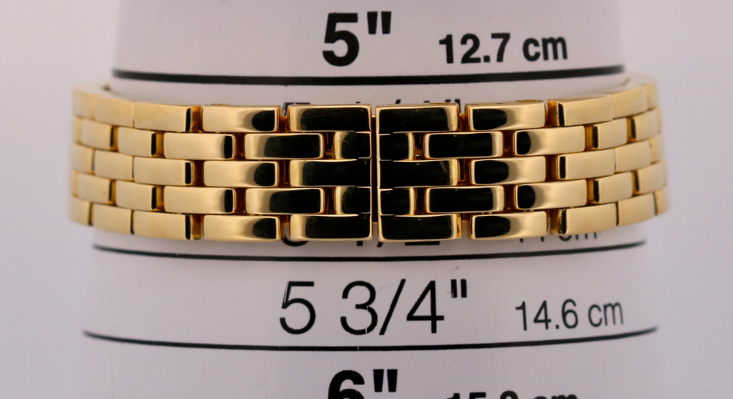 2022 PAPERS Ladies Cartier Panthere 22mm 18K Gold Quartz 4178 WGPN0008 BOX
