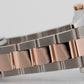 Rolex DateJust BLACK Two-Tone Rose Gold Stainless Steel 36mm 116201 Watch