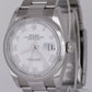 PAPERS Rolex DateJust 36mm WHITE ROMAN Stainless Steel Oyster 126200 Watch BOX