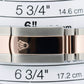 Rolex DateJust BLACK Two-Tone Rose Gold Stainless Steel 36mm 116201 Watch