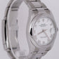 PAPERS Rolex DateJust 36mm WHITE ROMAN Stainless Steel Oyster 126200 Watch BOX