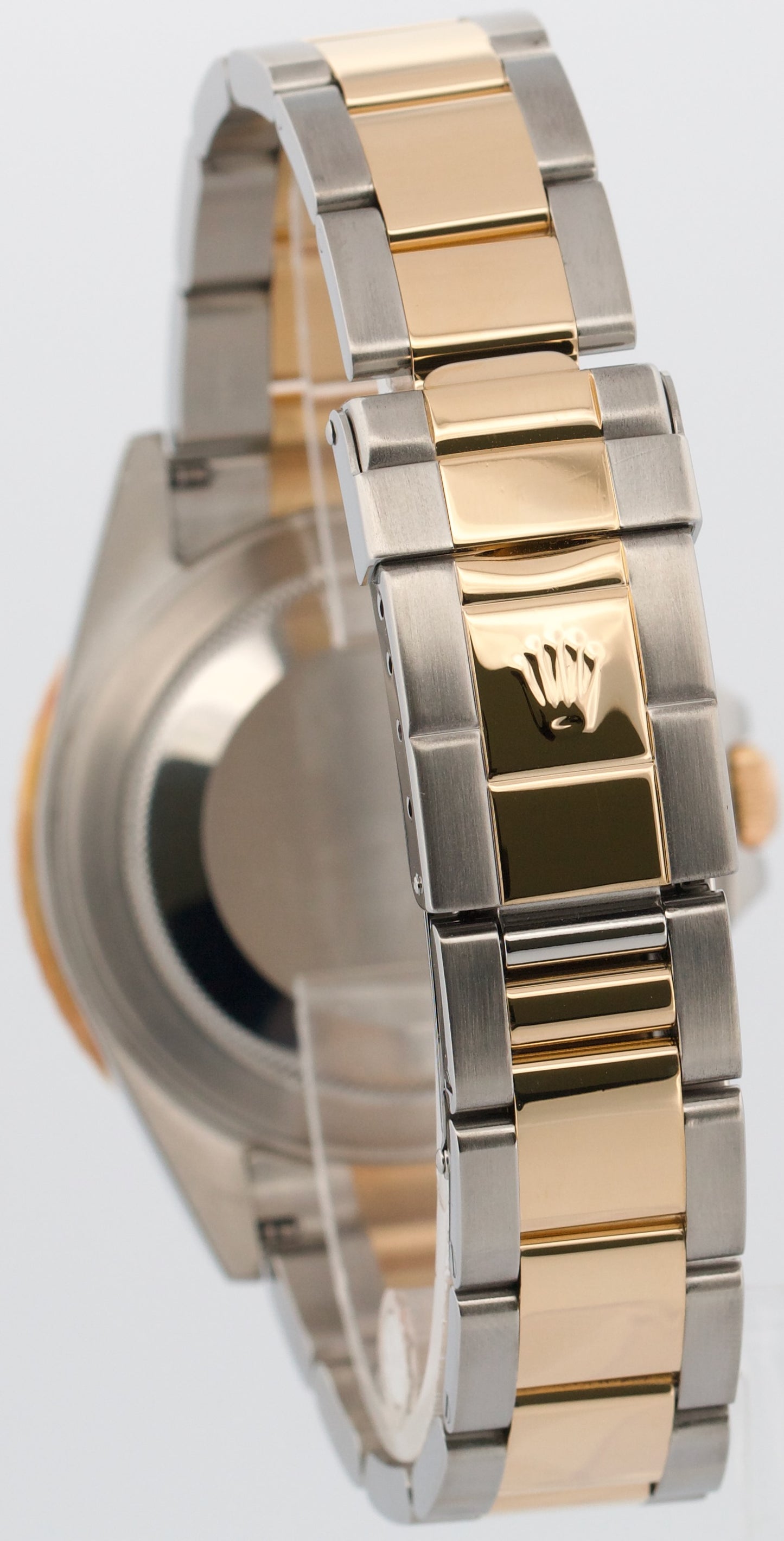 PAPERS Rolex GMT-Master II BLACK 18K Gold Two Tone OYSTER 40mm 16713 Watch BOX