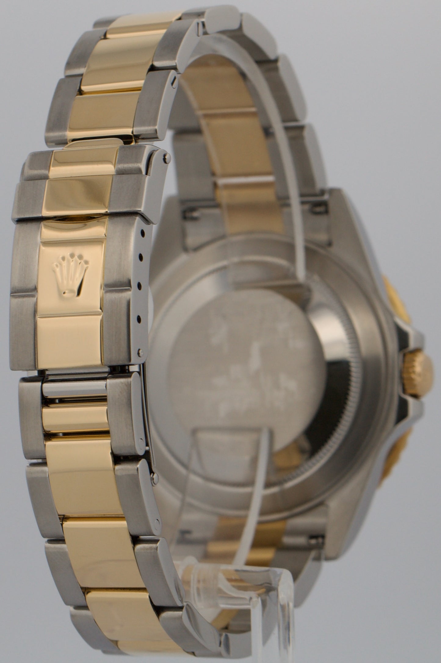 PAPERS Rolex GMT-Master II BLACK 18K Gold Two Tone OYSTER 40mm 16713 Watch BOX